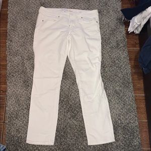 American eagle straight white jeans
